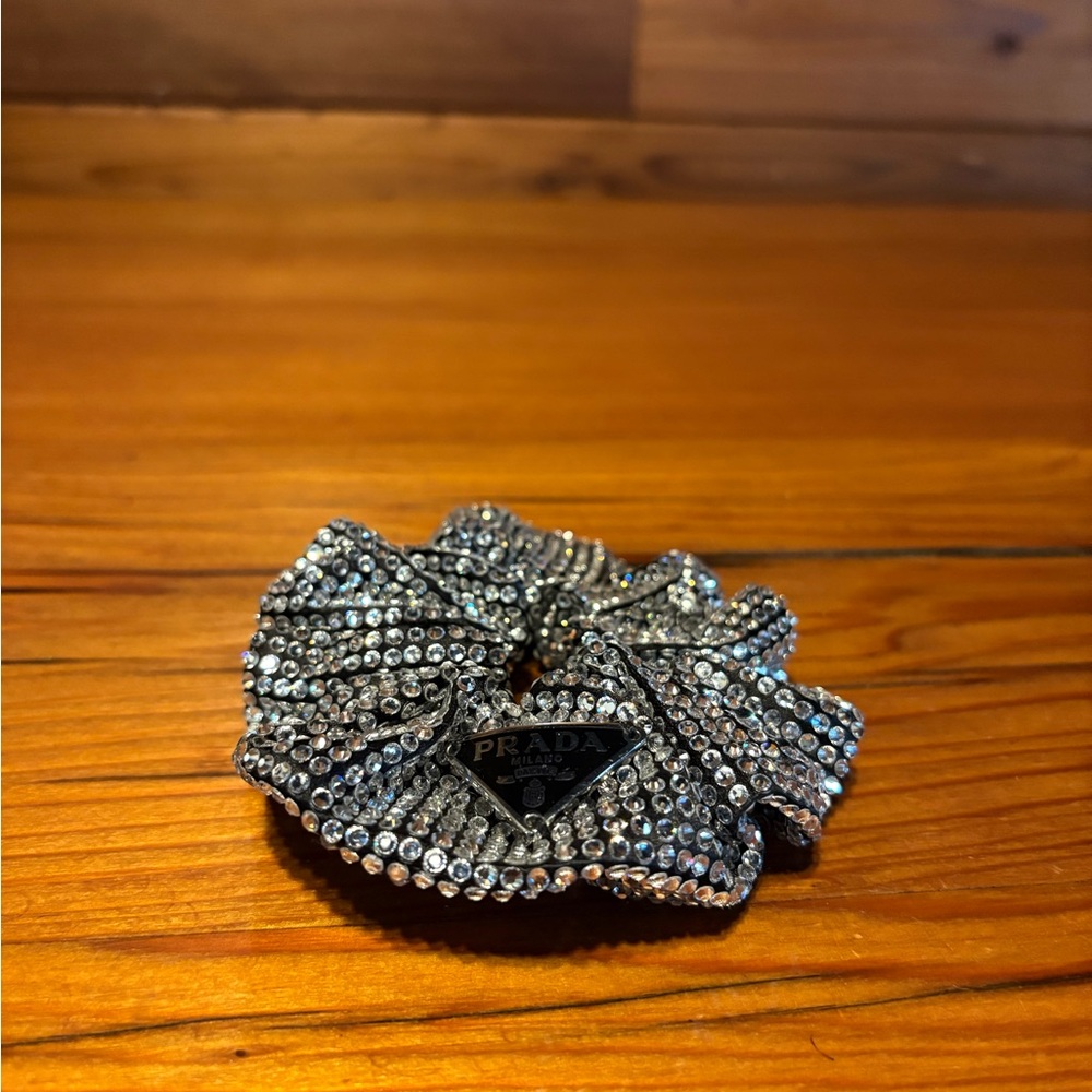 Prada Black and Silver Rhinestone Hair Accessory - Picture 4 of 5